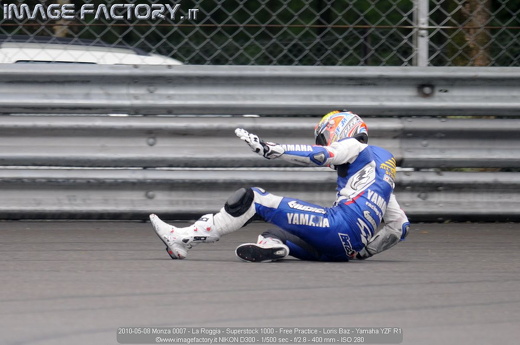2010-05-08 Monza 0007 - La Roggia - Superstock 1000 - Free Practice - Loris Baz - Yamaha YZF R1